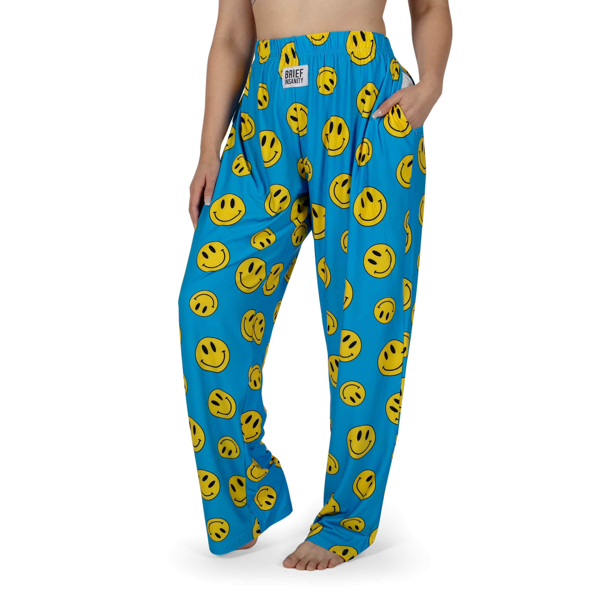 Smiley Face Pattern Lounge Pants