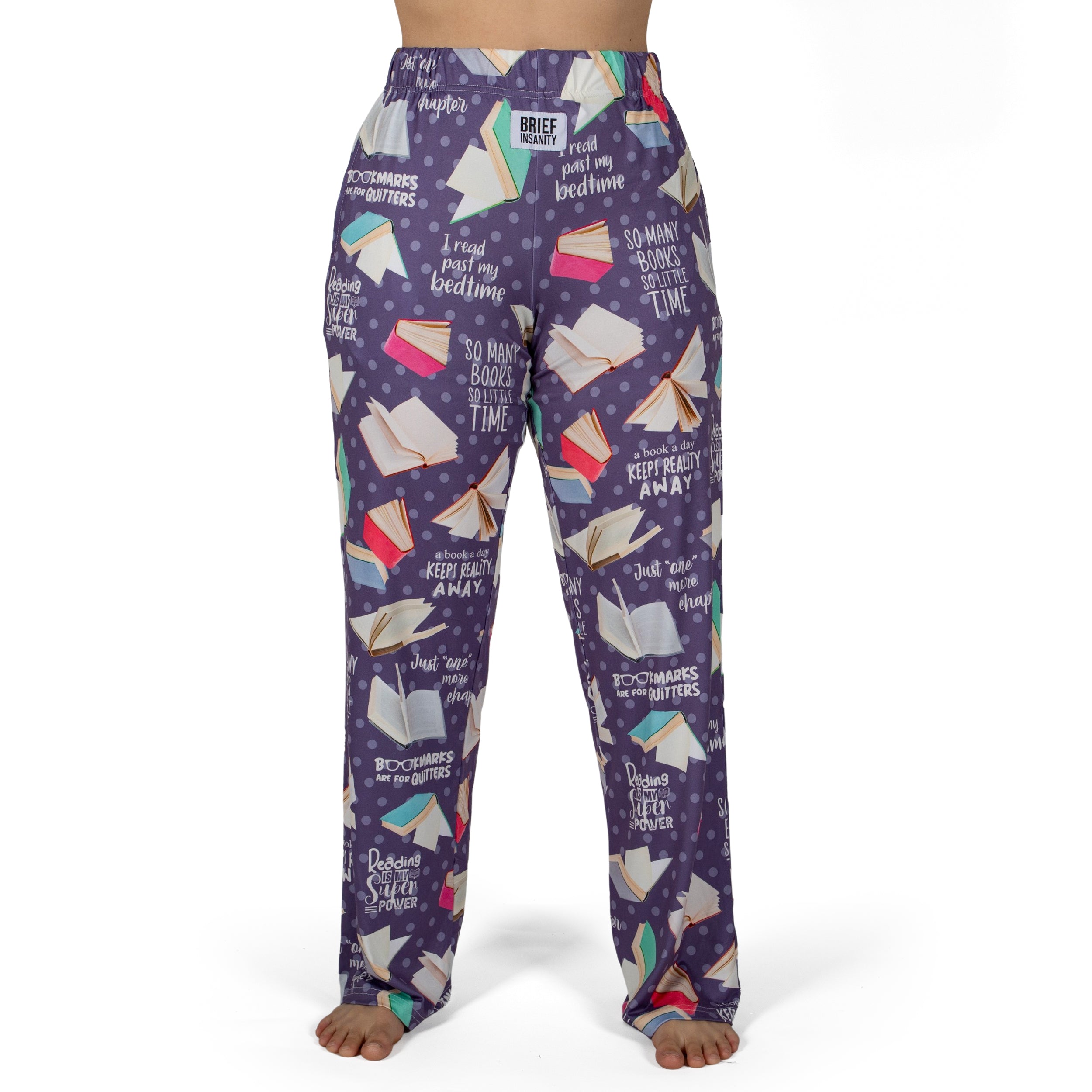 Book Pattern Lounge Pants