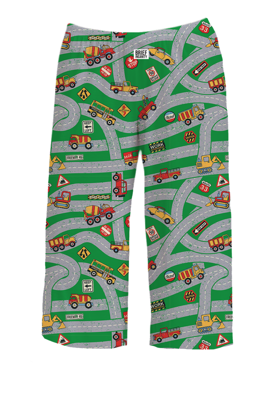 BRIEF INSANITY All Over Cars Kids Lounge Pants