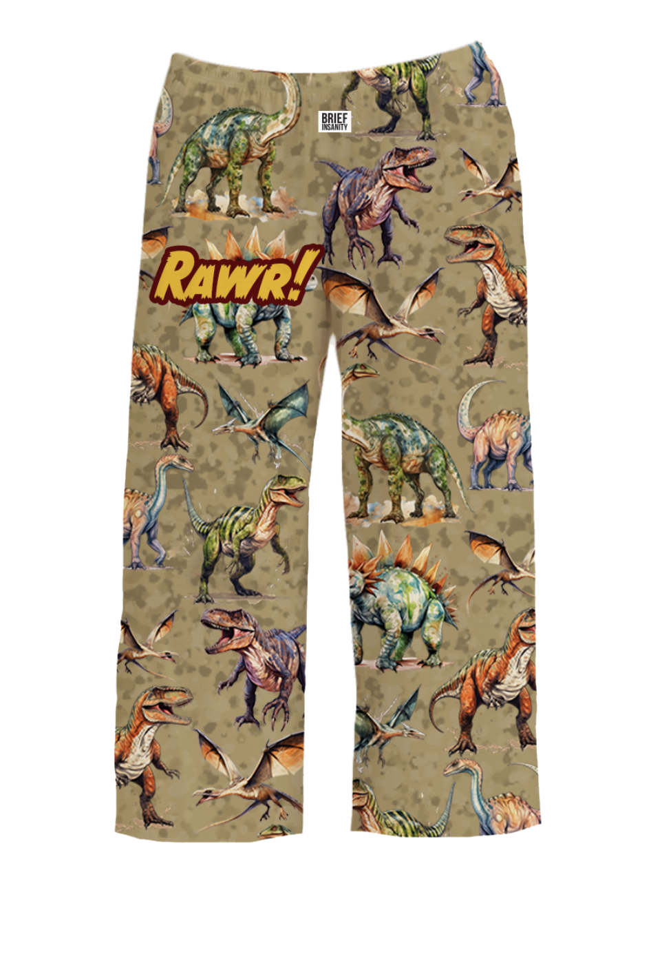 BRIEF INSANITY Dinosaur Kids Lounge Pants