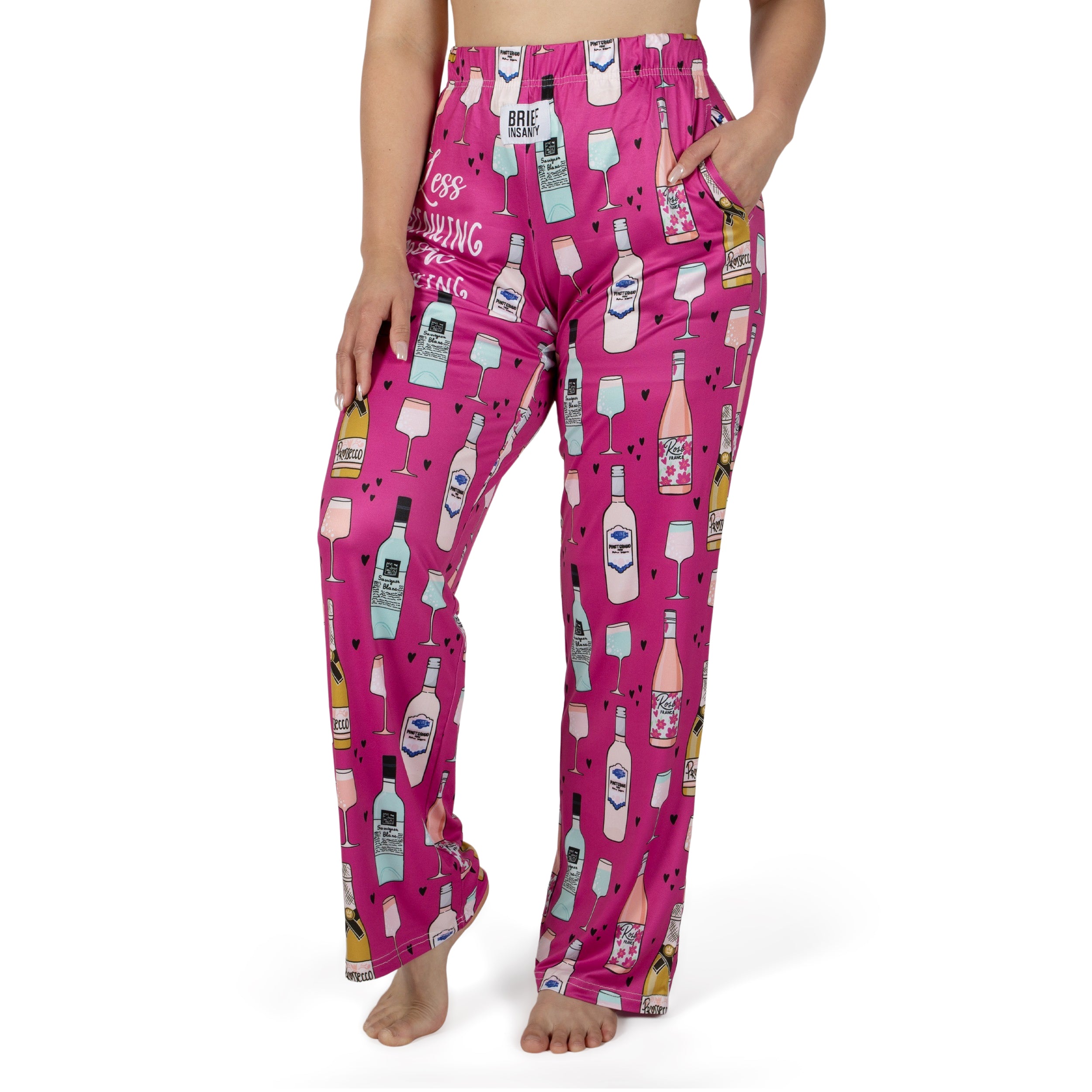 Less Thinking, More Drinking Lounge Pants