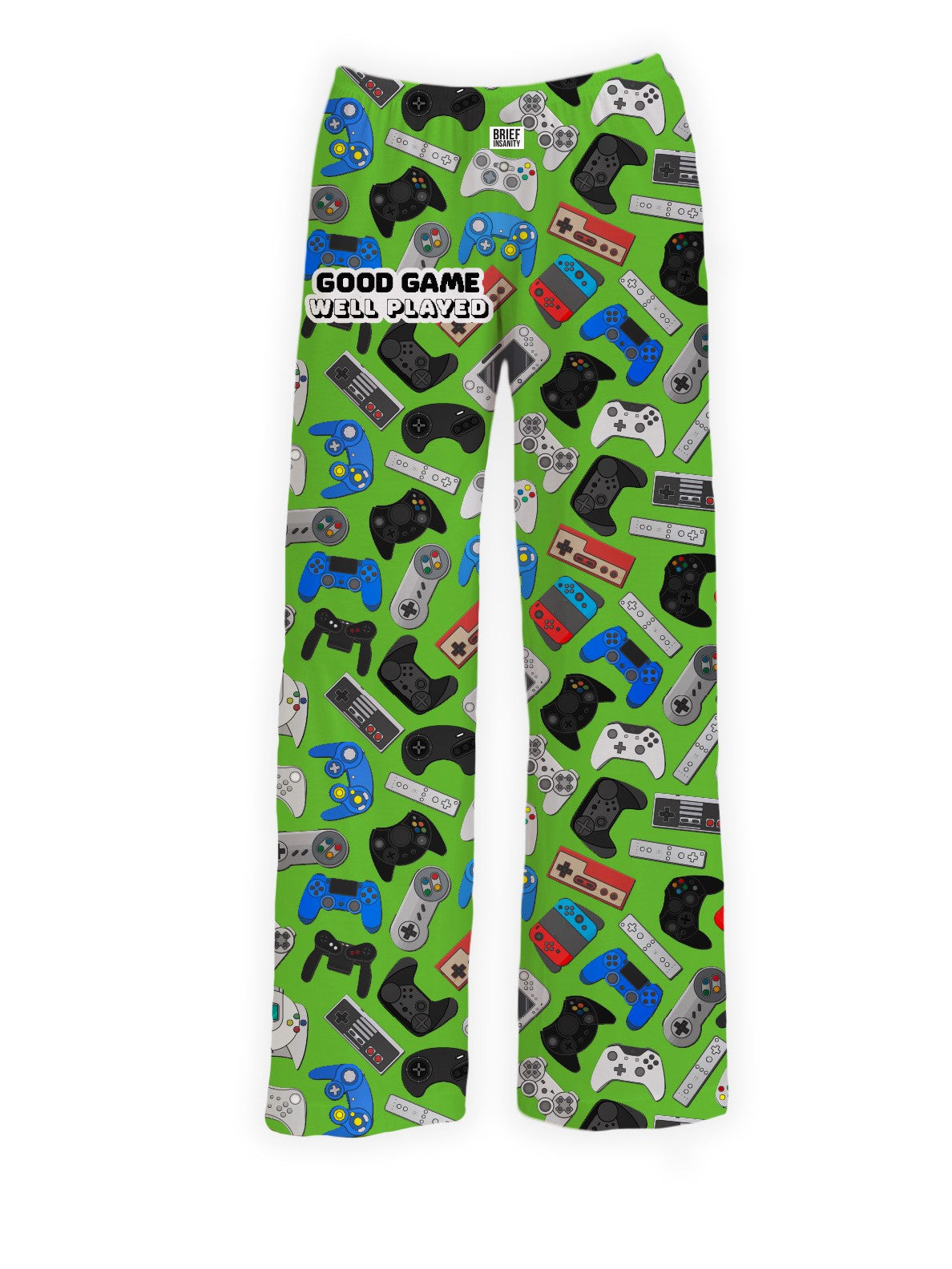 BRIEF INSANITY's Good Game Well Played Pajama Lounge Pants