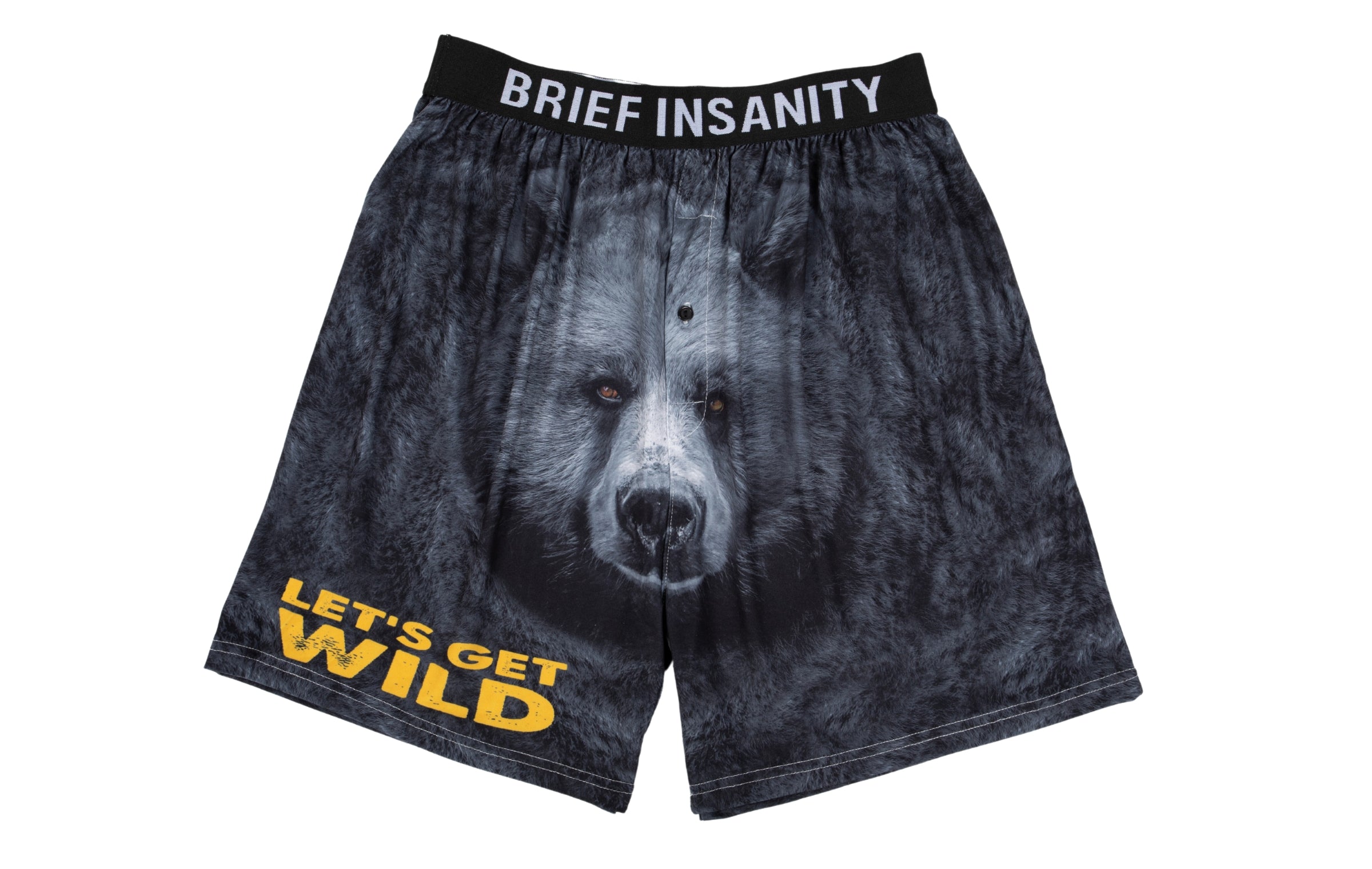 Let's Get Wild Bear Boxer Shorts