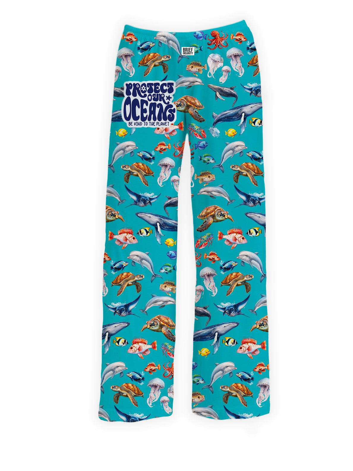 Protect Our Oceans Lounge Pants | BRIEF INSANITY | Brief Insanity