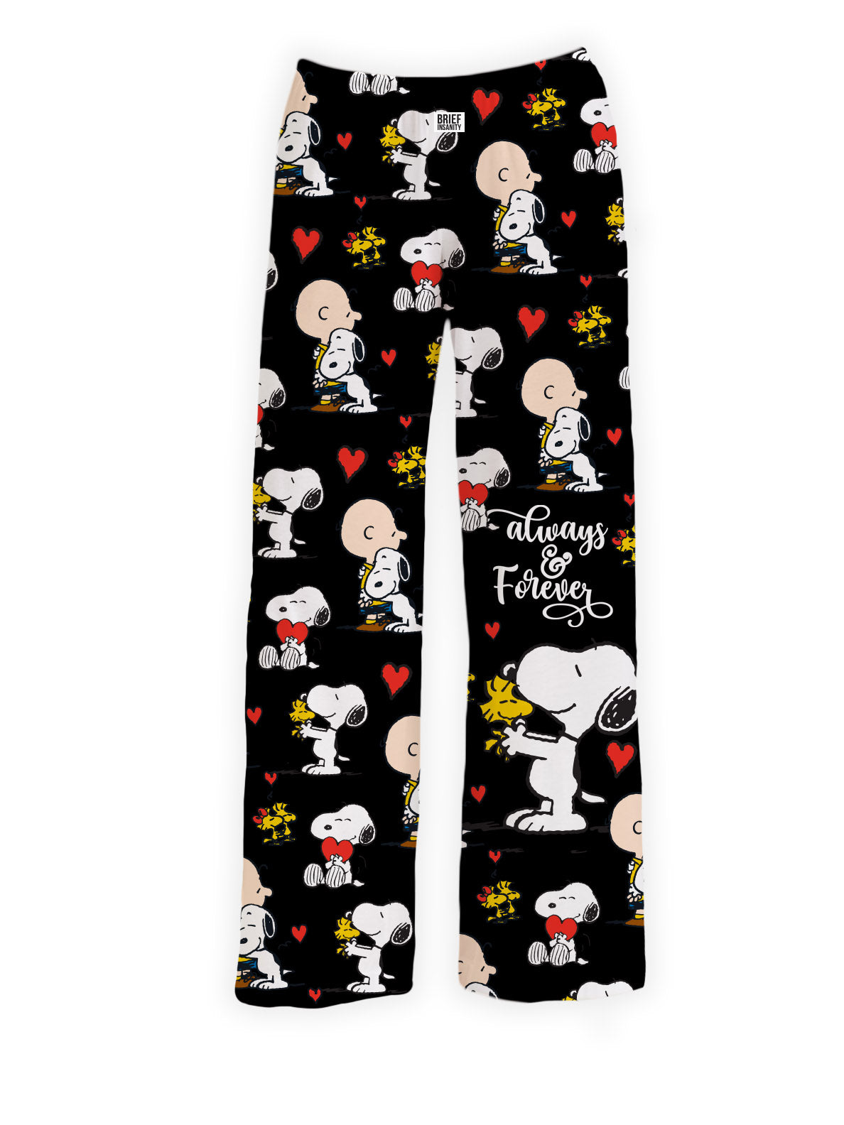 Brief Insanity Peanuts Snoopy Mens Women's Lounge Pajama Pants NWT