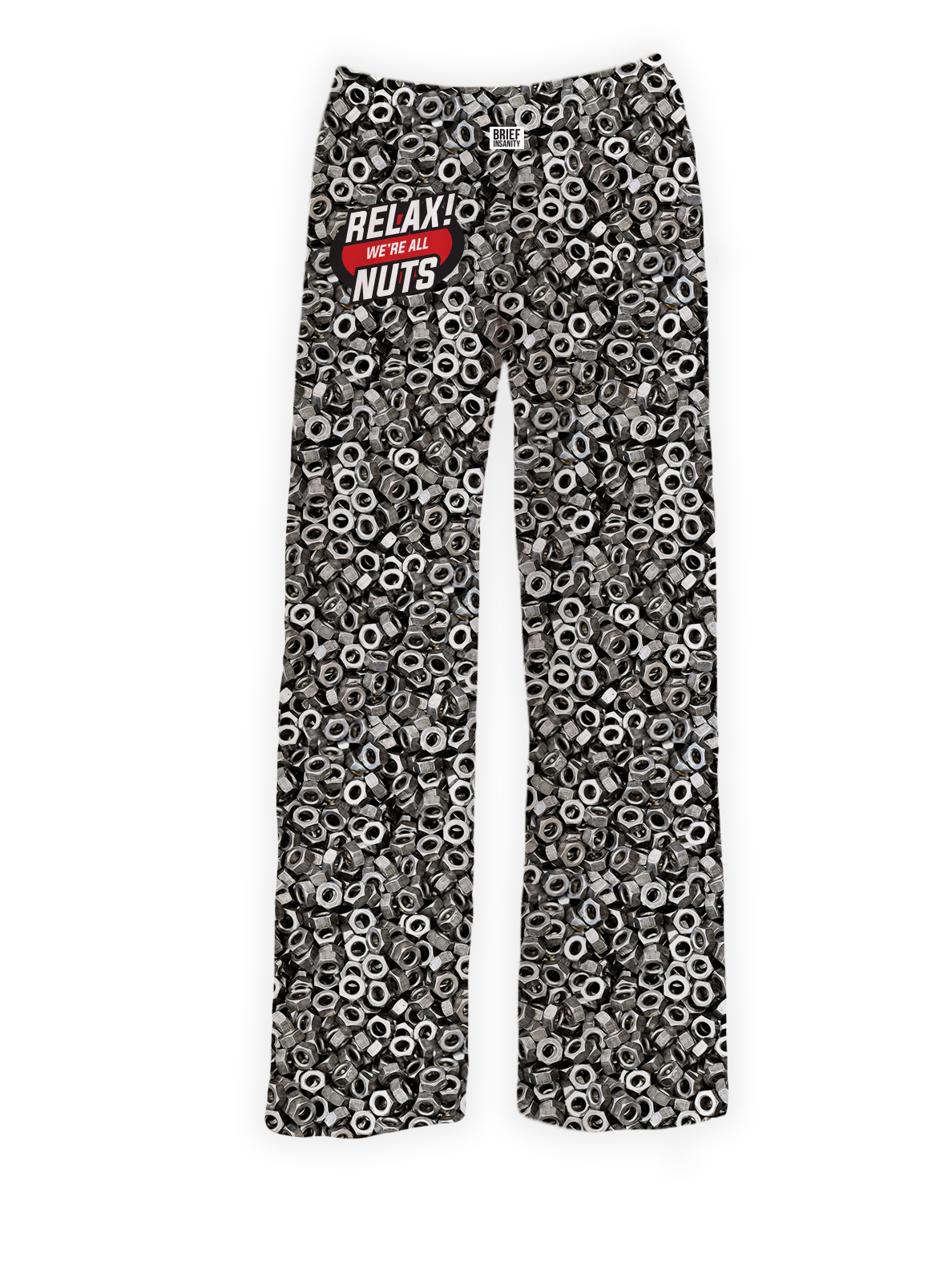 BRIEF INSANITY's We're All Nuts Pajama Lounge Pants