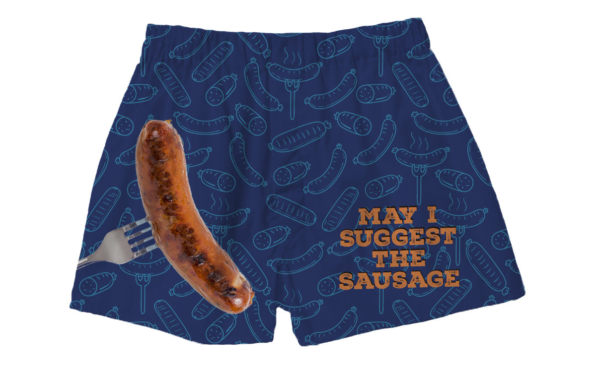 BRIEF INSANITY Sausage Boxer Shorts