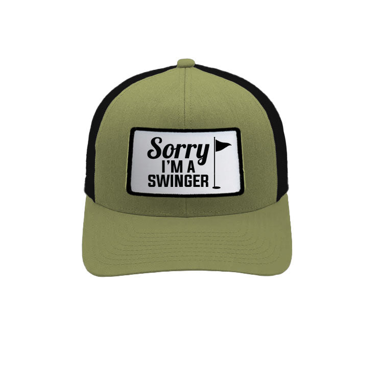 BRIEF INSANITY Sorry I'm a Swinger | Men's Structured Trucker Hat