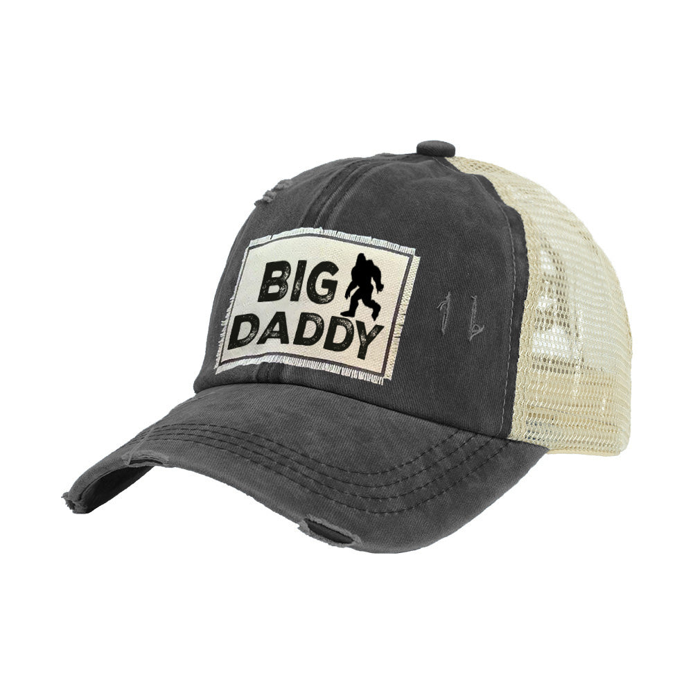 BRIEF INSANITY Big Daddy Sasquatch Vintage Distressed Trucker Adult Hat