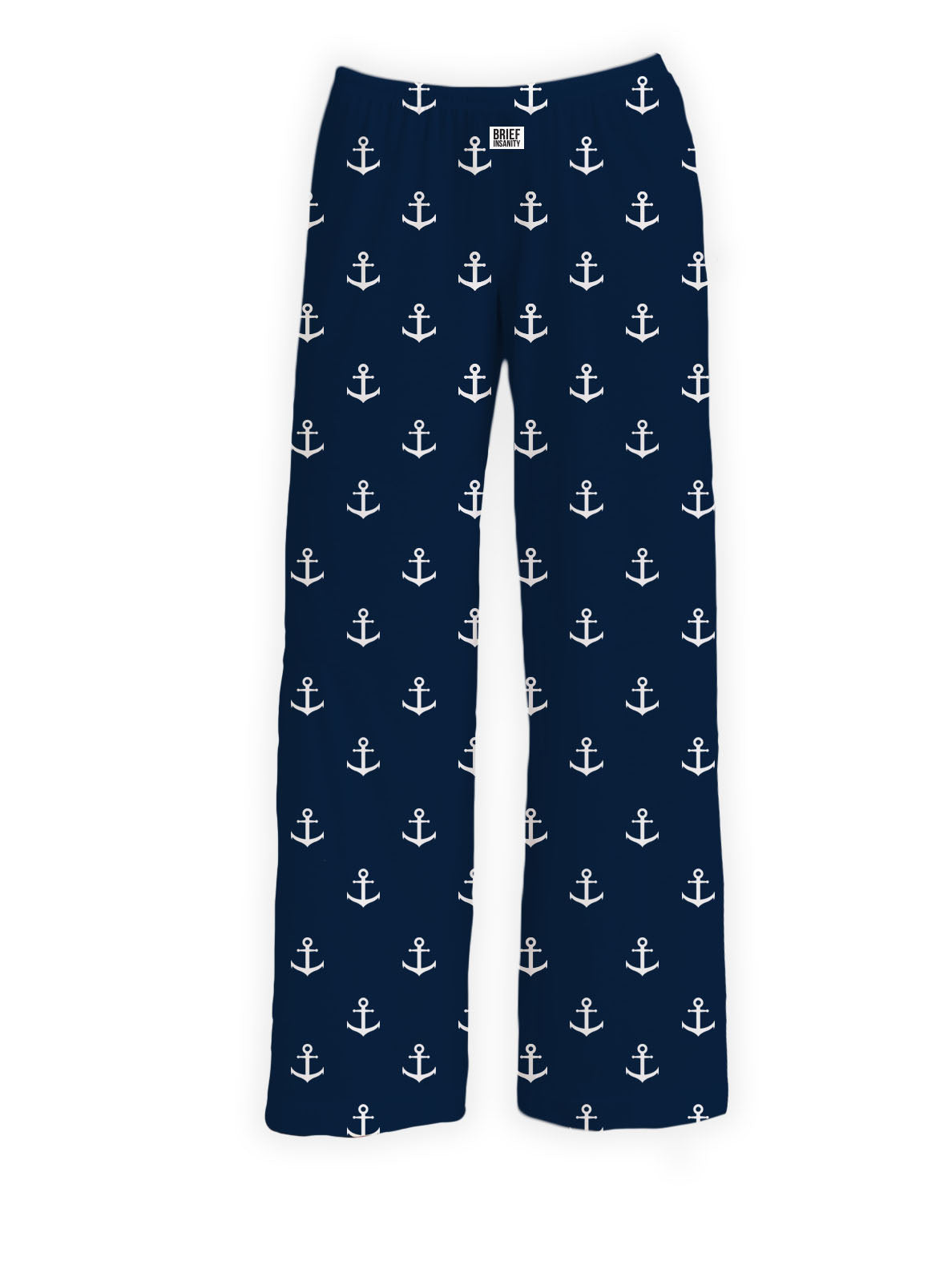 BRIEF INSANITY's Nautical Anchor Pajama Lounge Pants
