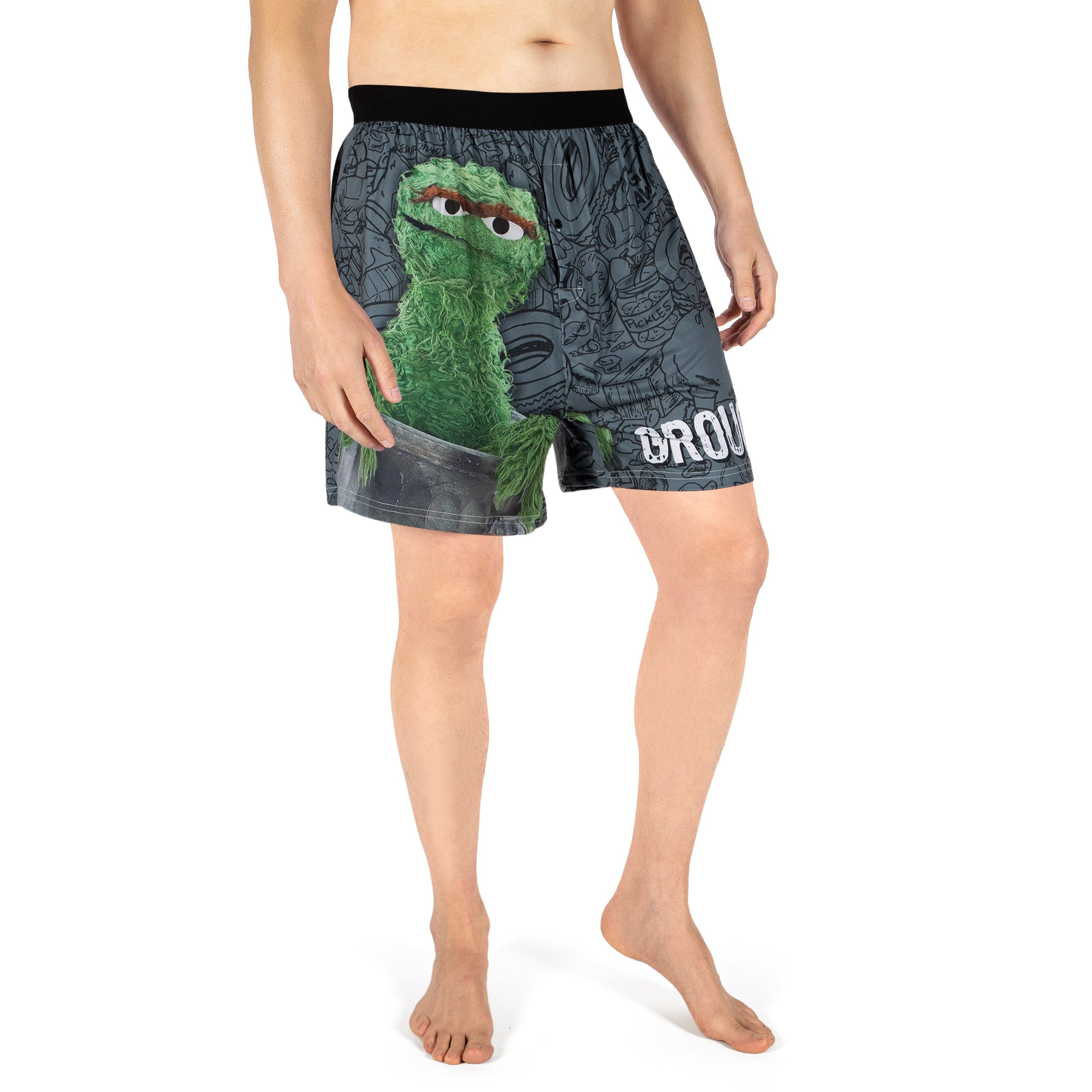 Sesame Street Grouchy Boxer Shorts