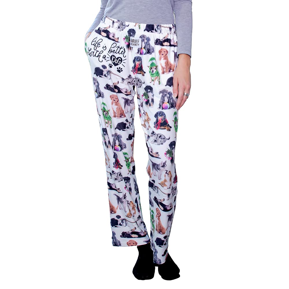 Life Is Better With A Dog Pajama Pants | Brief Insanity | Brief Insanity