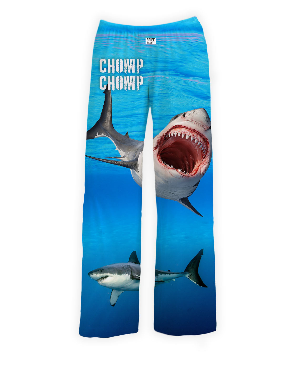 CHOMP CHOMP Shark Pajama Lounge Pants | Brief Insanity | Brief Insanity