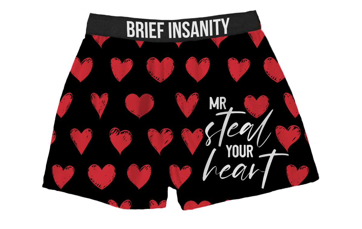 Mr Steal Your Heart Boxer Shorts N Brief Insanity