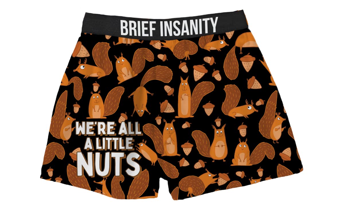 Cute Squirrel Looking for Nuts, Men's Boxer Briefs, Gag Undies, Fundies,  Underwear 